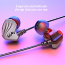 S2000 3.5mm Wired Headset Stereo Earbud Headphones With Mic
