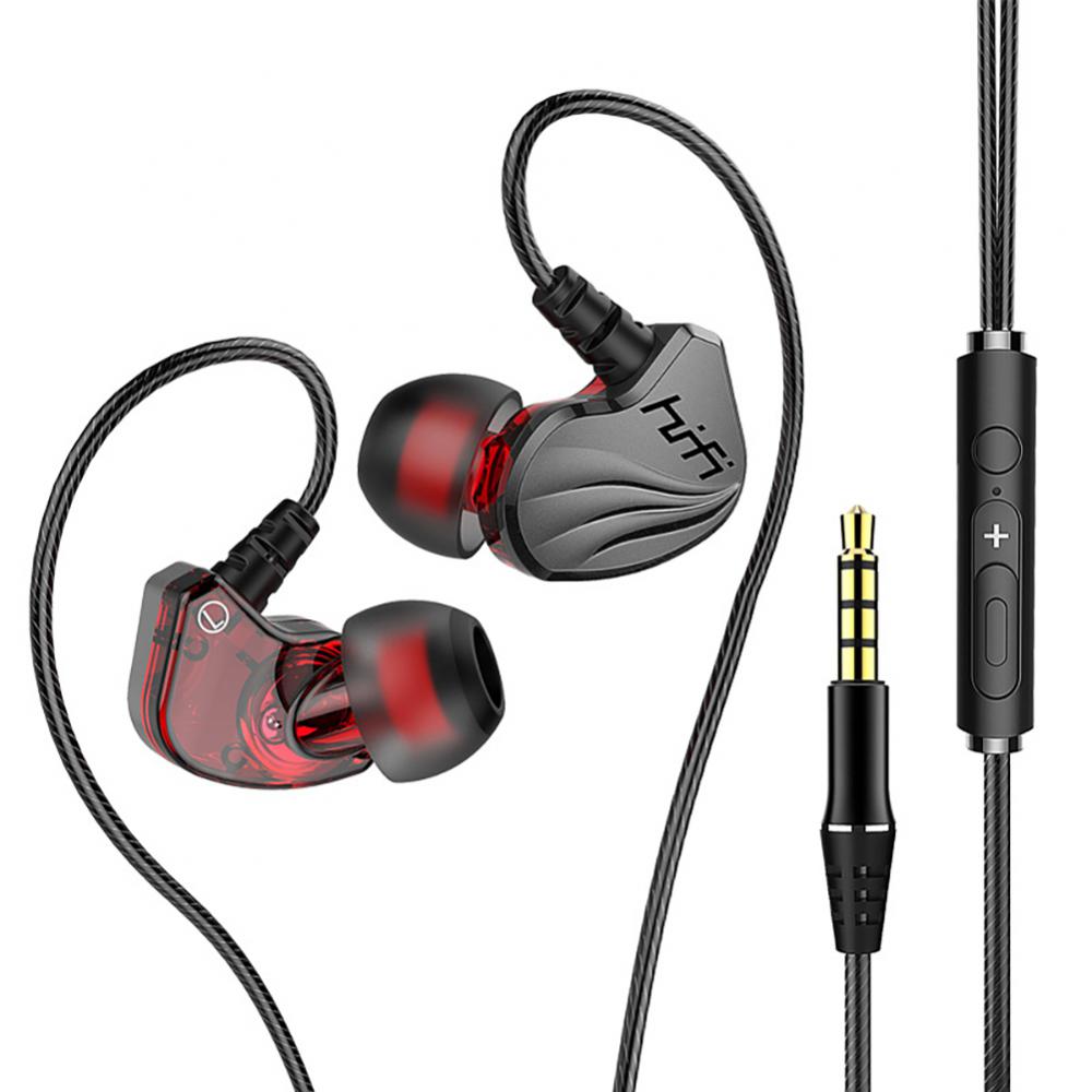 S2000 3.5mm Wired Headset Stereo Earbud Headphones With Mic