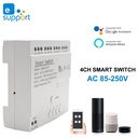 eWeLink Smart WIFI Bluetooth Relay Module On Off Controller 4CH 5V 85-220V 2.4G Remote Control Light Switch Smart Home