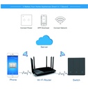 Tuya APP Three-way 10A WiFi smart rocker key switch smart WiFi wall key switch
