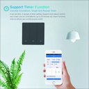 Tuya APP Three-way 10A WiFi smart rocker key switch smart WiFi wall key switch