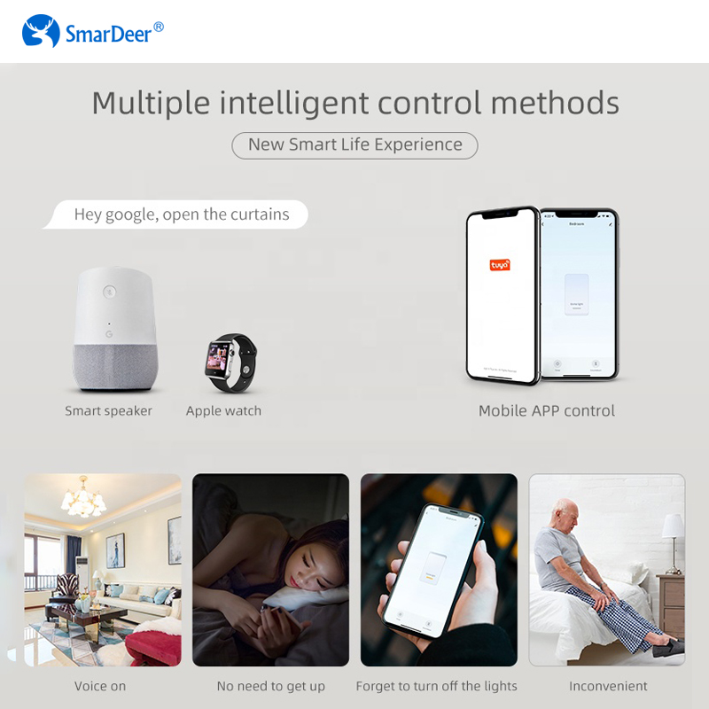 Tuya APP Three-way 10A WiFi smart rocker key switch smart WiFi wall key switch