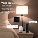 Tuya WiFi Wall Touch Switch ,RF 433MHz,Tempered Crystal Glass Panel,3 Way Support Alexa Light Switch