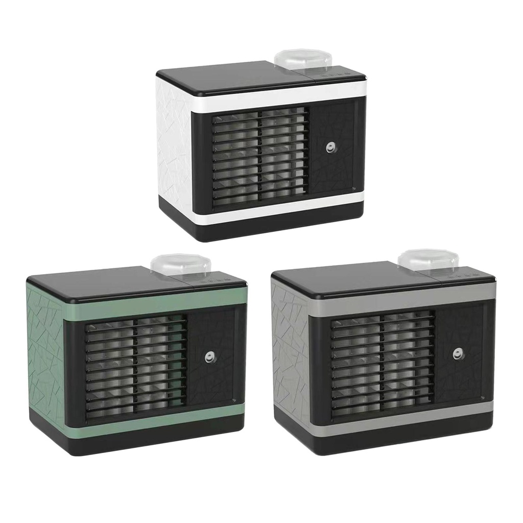 Mini air cooler office desktop portable humidification spray air cooler home office air cooling fan