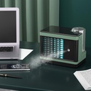 Mini air cooler office desktop portable humidification spray air cooler home office air cooling fan