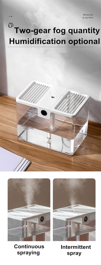 1500ML Electric Humidifier Aroma Air Diffuser Ultra-quiet USB Large Capacity Fogger Humidifiers With Humidity Display