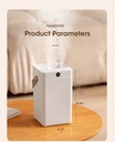 Air Humidifier Dual Spray Digital Display 3L Home Mute Diffuser Humidifier Usb Aromatherapy Office Bedroom Spray Atomizer