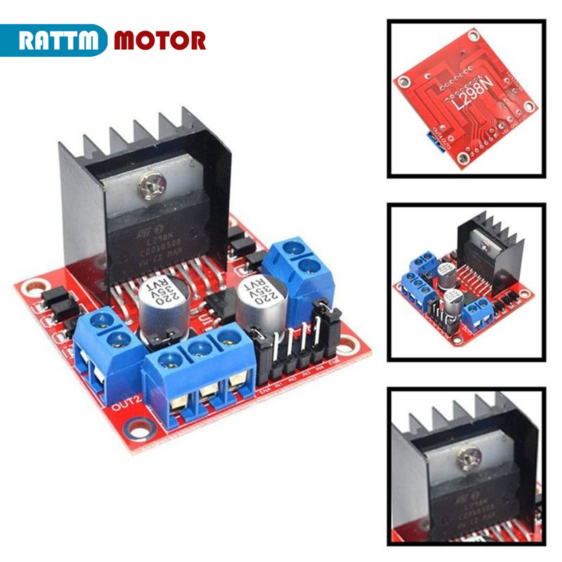 L298N Dual H Bridge DC Stepper Motor Drive Controller Board Module for Arduino