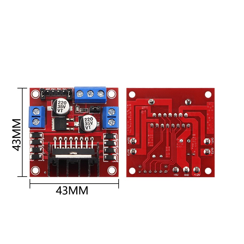 L298N Dual H Bridge DC Stepper Motor Drive Controller Board Module for Arduino