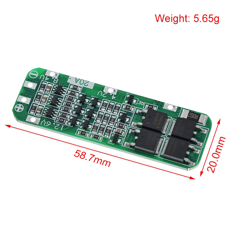3S 20A Li-ion Lithium Battery 18650 Charger PCB BMS Protection Board For Drill Motor 11.1V 12V 12.6V