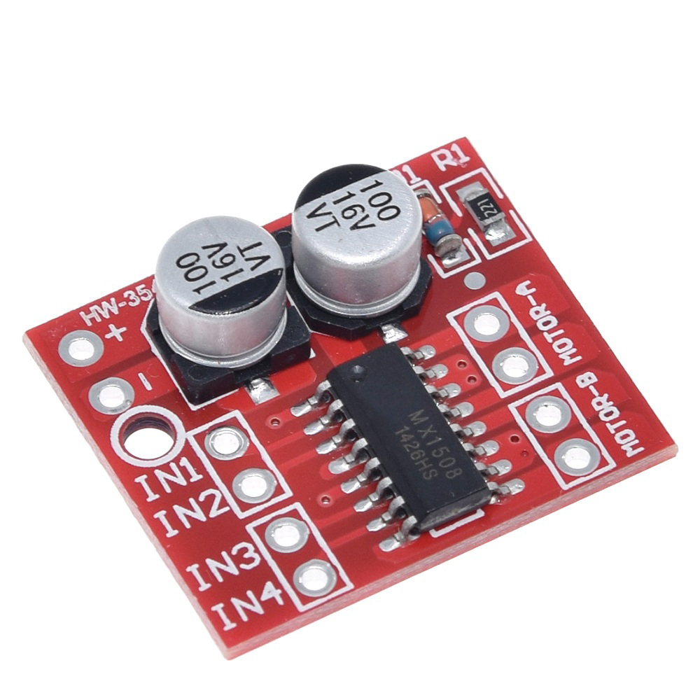 2-way DC motor drive module forward and reverse PWM speed regulation dual H-bridge stepper motor mini super L298N