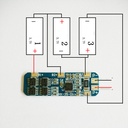 3S 10A 12V Lithium Battery Charger Protection Board Module for 3pcs 18650 Li-ion Battery Cell Charging BMS 11.1V 12.6V