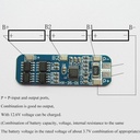 3S 10A 12V Lithium Battery Charger Protection Board Module for 3pcs 18650 Li-ion Battery Cell Charging BMS 11.1V 12.6V