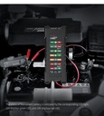 Battery Tester 12V/24V Smart LED Lawn Mower Motor Yacht Car Battery Tester Clip Model
