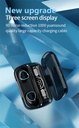 M10 Wireless Bluetooth Earphones Headphones Outdoor Sports Headset With Charging Bin Display Touch Control Earbuds