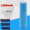 Flat head 3.7v 18650 rechargeable lithium battery