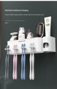 Toothbrush Holder Wall Set Toothbrush Cup Mouthwash Cup Toothpaste Squeezer