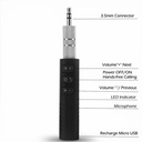 Wireless Bluetooth V3.0 Receiver Adapter 3.5mm Jack For Car Music Audio Aux A2dp Headphone Reciever Handsfree