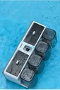 Toothbrush Holder Toothpaste Squeezer with Cup Storage Rack Organizer Bathroom Accessories
