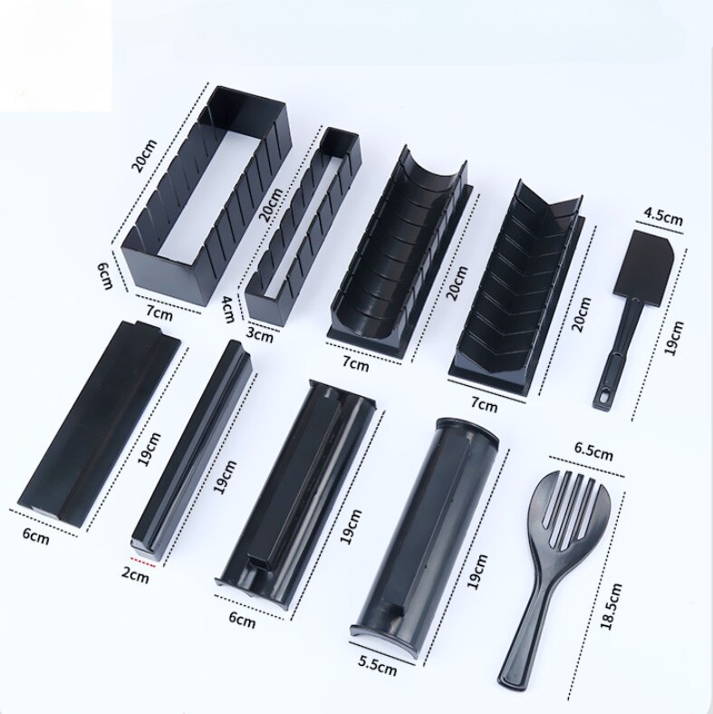 Sushi Making Kit Japanese Rice Ball Cake Roll Mold DIY Home Sushi Making Tool Multifunctional Plastic Kitchen Sushi Maker Tool