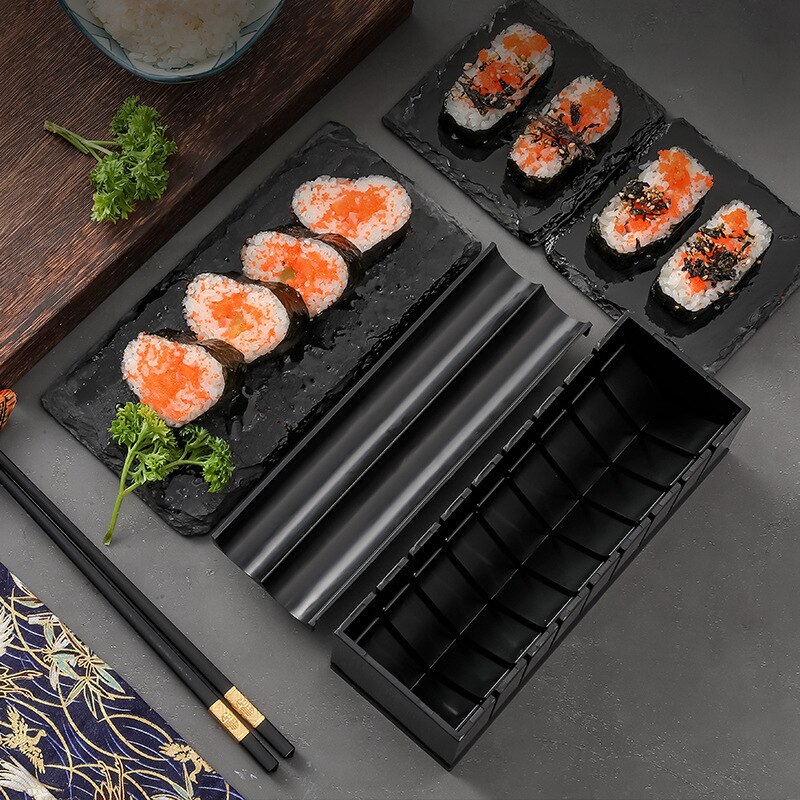 Sushi Making Kit Japanese Rice Ball Cake Roll Mold DIY Home Sushi Making Tool Multifunctional Plastic Kitchen Sushi Maker Tool