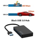 Four-port ultra-thin USB 3.0 hub splitter USB computer docking station hub expander