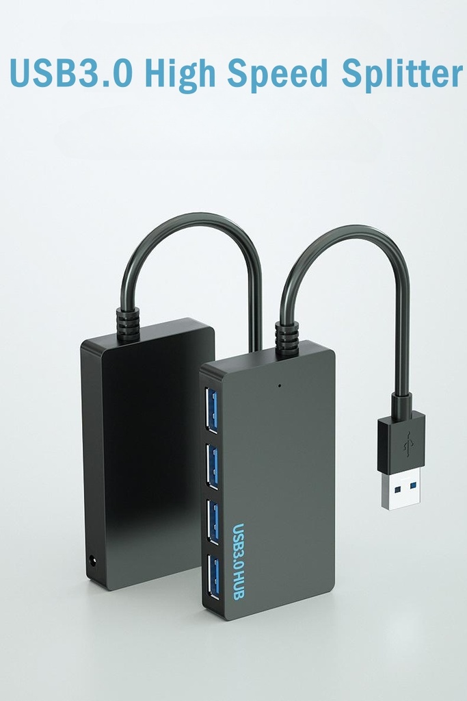 Four-port ultra-thin USB 3.0 hub splitter USB computer docking station hub expander