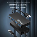 Four-port ultra-thin USB 3.0 hub splitter USB computer docking station hub expander
