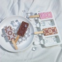 Silicone Ice Cream Mold Geometry Pattern Silicone Popsicle Molds DIY Ice Cream Mould Ice Pop Maker Mould Summer Ice Tray