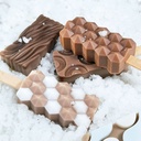 Silicone Ice Cream Mold Geometry Pattern Silicone Popsicle Molds DIY Ice Cream Mould Ice Pop Maker Mould Summer Ice Tray