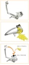 Rotary Cheese Grater Cheese Cutter Slicer Shredder with 4 Interchanging Rotary Sharp Cylinders Stainless Steel Drum Slicer
