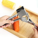 Rotary Cheese Grater Cheese Cutter Slicer Shredder with 4 Interchanging Rotary Sharp Cylinders Stainless Steel Drum Slicer