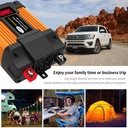300W Car Power Inverter Modified Sine Wave Dual USB DC 12V to AC 220V Voltage Transformer Power Inverter Converter Adapter