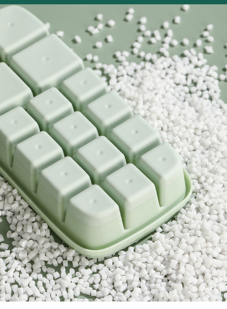 Ice tray refrigerator frozen ice cube mold household ice box with lid