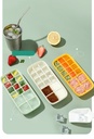 Ice tray refrigerator frozen ice cube mold household ice box with lid