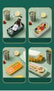 Ice tray refrigerator frozen ice cube mold household ice box with lid