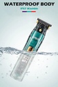 Vgr961 Transparent Ipx7 Waterproof Hair Clipper Professional Barber Beard Trimmer Rechargeable Wireless Men's Hair Trimmer