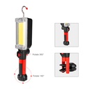 Portable Led Work Light with 18650 battery 700lm Waterproof USB Rechargeable Cob Flashlight Lantern With Hook