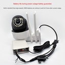 12v monitoring power outage 18650 battery life power voltage LED display outdoor rainproof ups