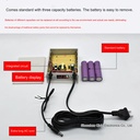12v monitoring power outage 18650 battery life power voltage LED display outdoor rainproof ups