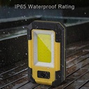 Y36 LED Work Light with Magnet USB Rechargeable Portable Camping Lights COB Hook Auto Repair Lamp Power Bank Flashlight