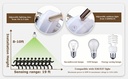 360 Degrees PIR Human Induction Motion Sensor Night Lamp Socket Base Lamp Holder E27 AC 100V-220V Delay Time Adjustable Switch