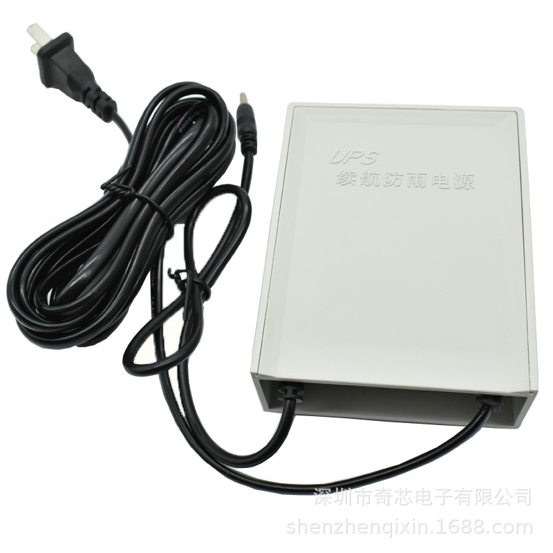 12v monitoring power outage 18650 battery life power voltage LED display outdoor rainproof ups