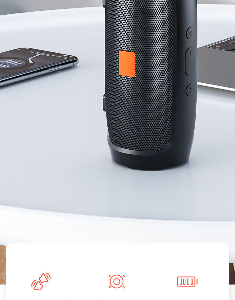 800mah Bluetooth 3W*2 Dual Speakers Outdoor Stereo Surround Loudspeaker Wireless Sound Box