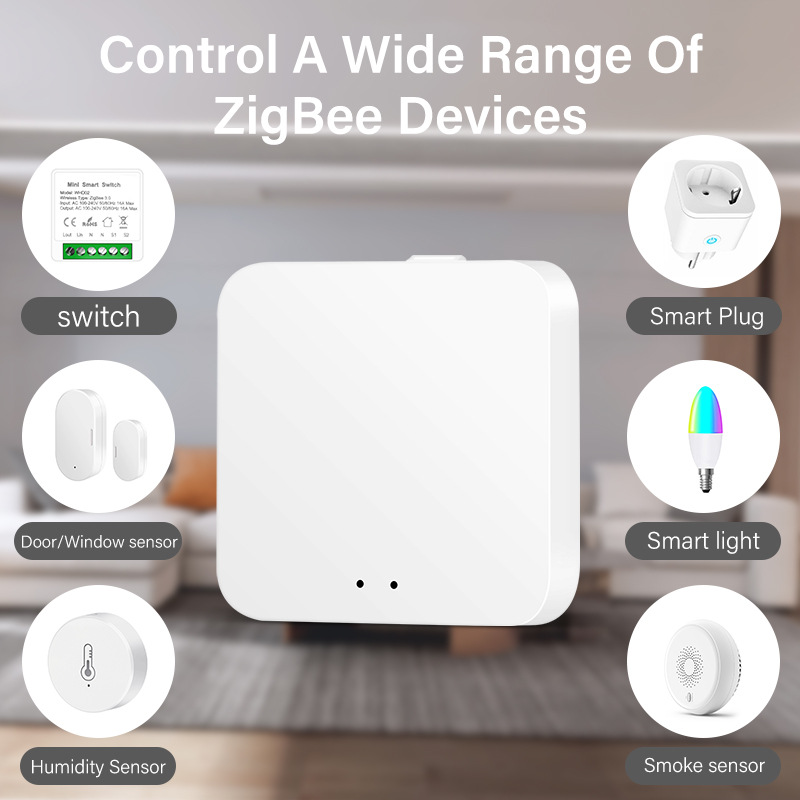 Tuya Zigbee 3.0 Bluetooth Gateway HUB Wireless Smart Home Bridge Smart Life App