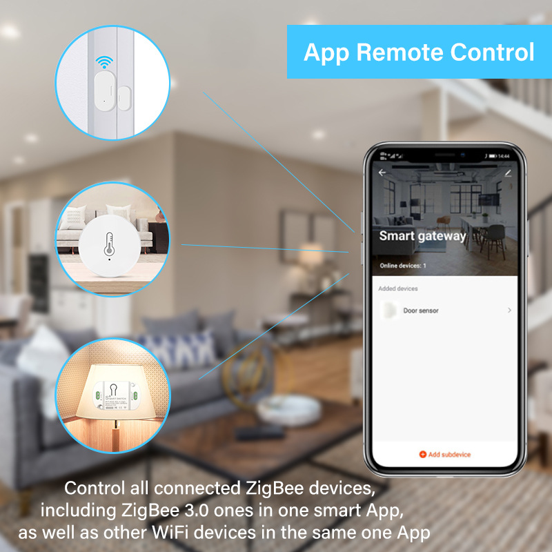 Tuya Zigbee 3.0 Bluetooth Gateway HUB Wireless Smart Home Bridge Smart Life App