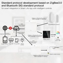 Tuya Zigbee 3.0 Bluetooth Gateway HUB Wireless Smart Home Bridge Smart Life App