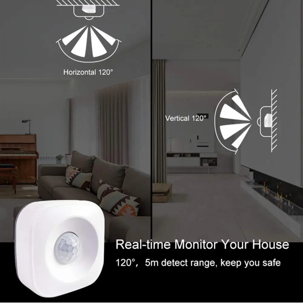 Tuya WIFI Smart PIR Motion Movement Sensor Smart Life APP Home