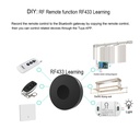 WiFi & Bluetooth dual-mode IR RF Remote Control 315/433MHz Universal Tuya Smart Life App Via Alexa Voice Control