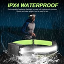 USB Rechargeable LED Sensor Headlamp XPE+COB Headlight Head Torch Work Light Waterproof Headlamp